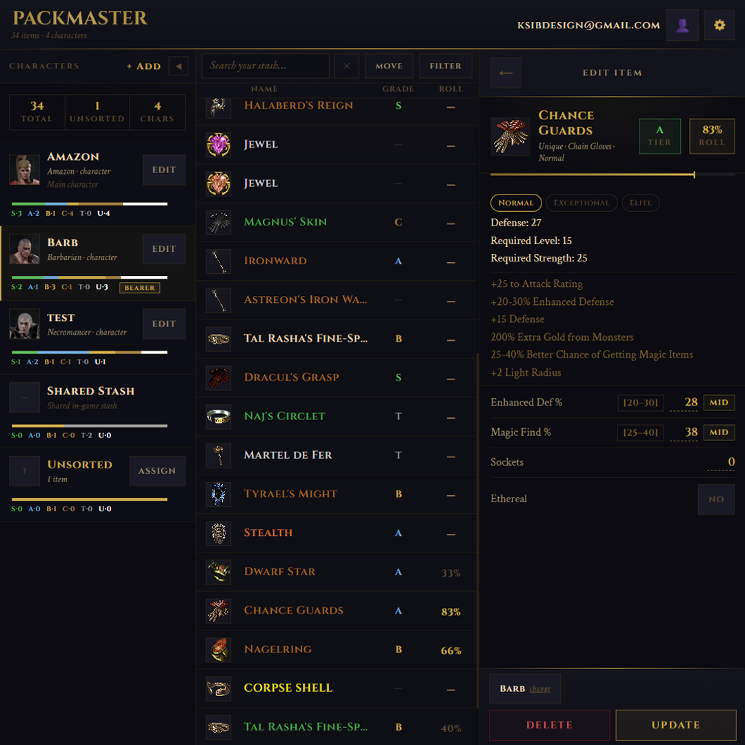 Desktop first three-pane layout